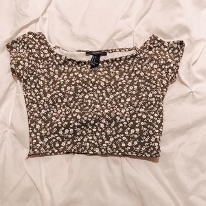 Flower crop top